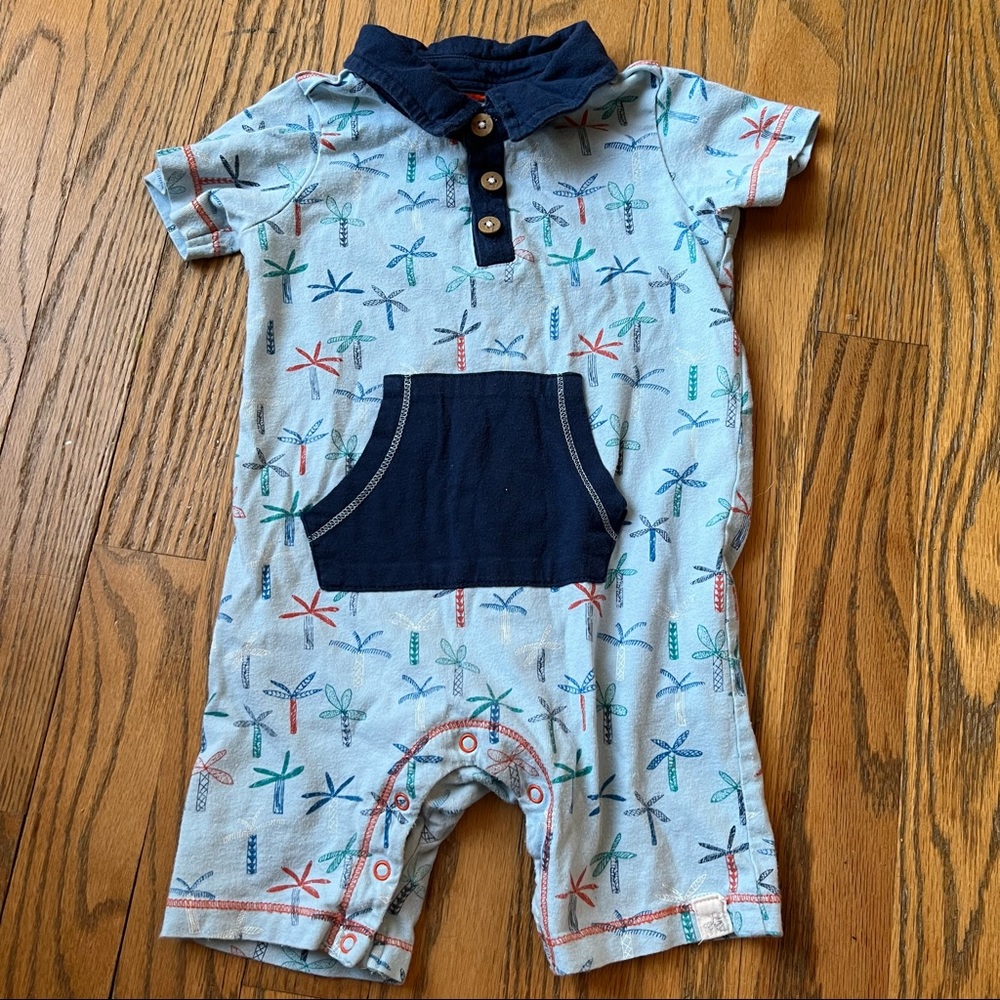 Burts bees baby romper {size 12m}